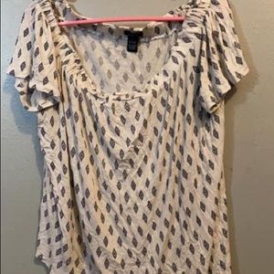 Off the shoulder shirt